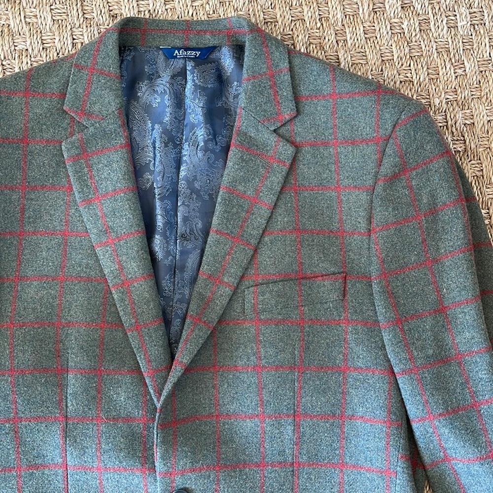 Afazzy New York Wool Blazer 42L NWT